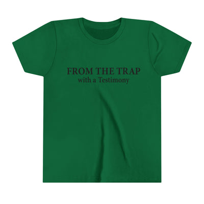 From The Trap With A Testimony Youth Short Sleeve Tee