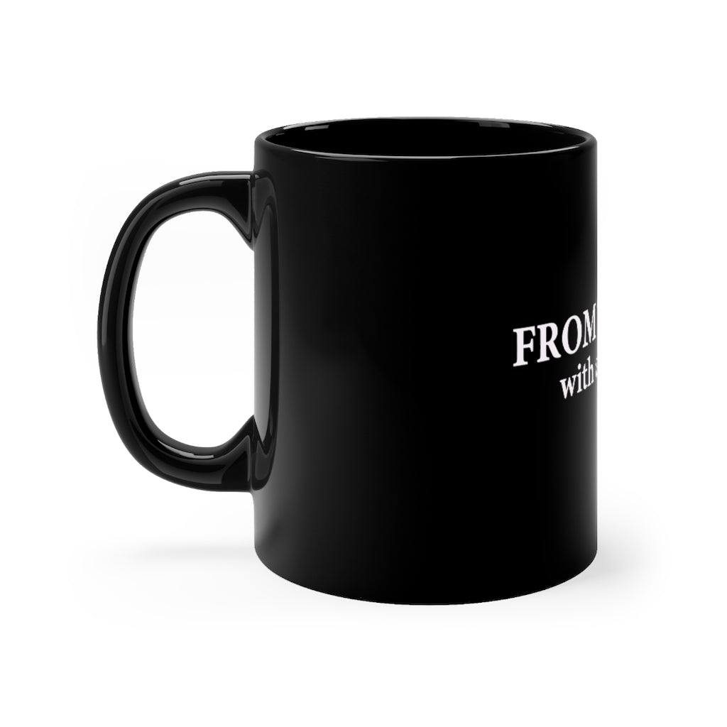 From The Trap With A Testimony Black mug 11oz