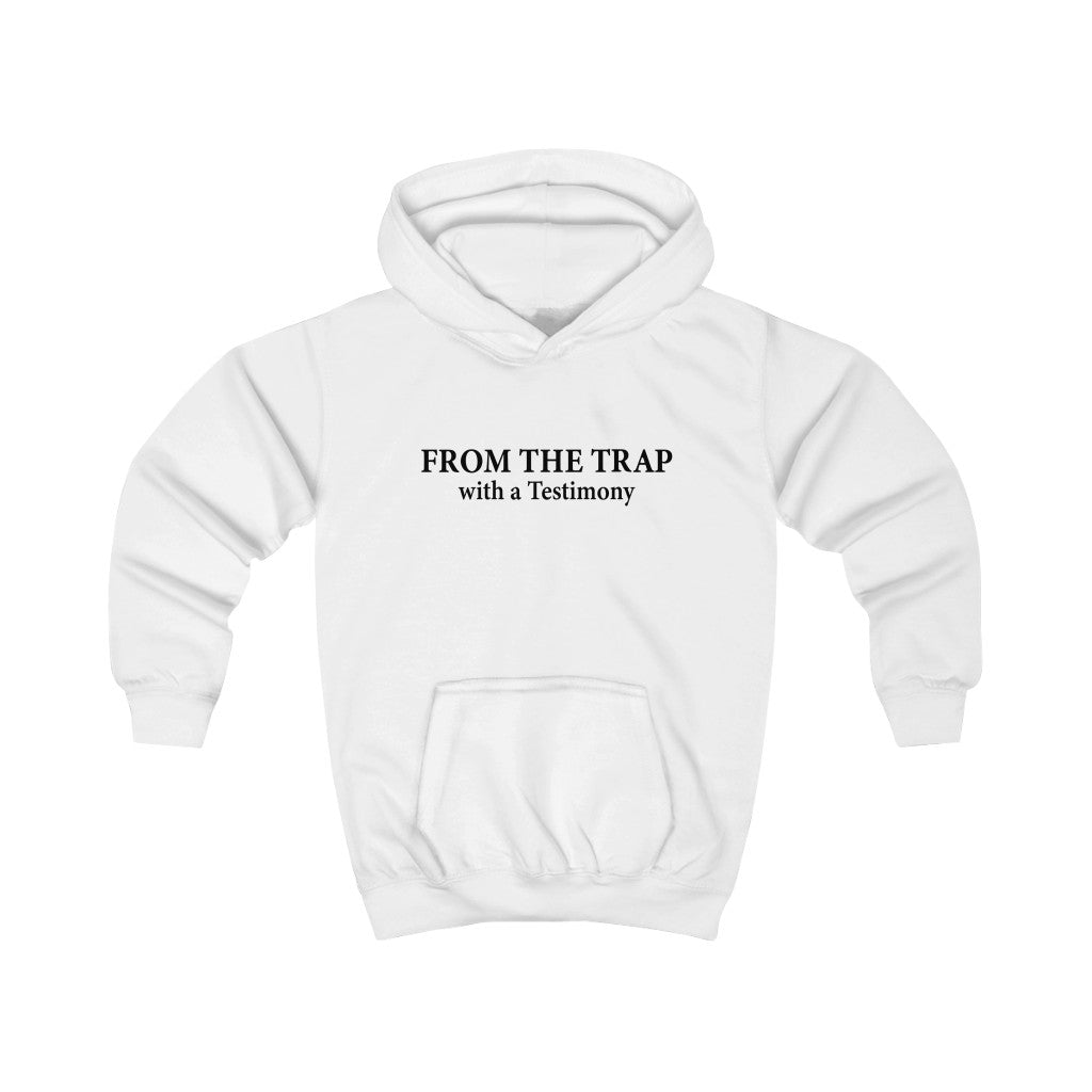 From The Trap With A Testimony Kids Hoodie