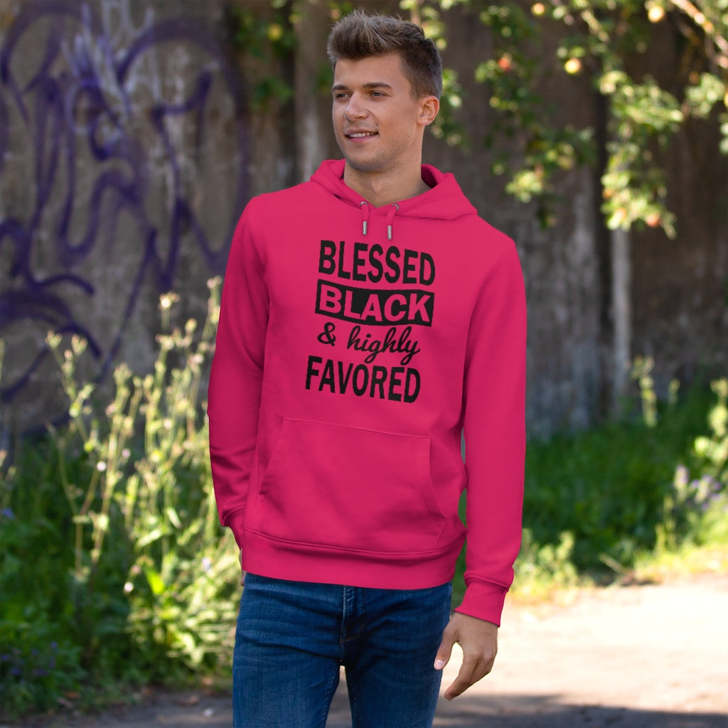 Blessed Black and Highly Favored - King Hooded Sweatshirt