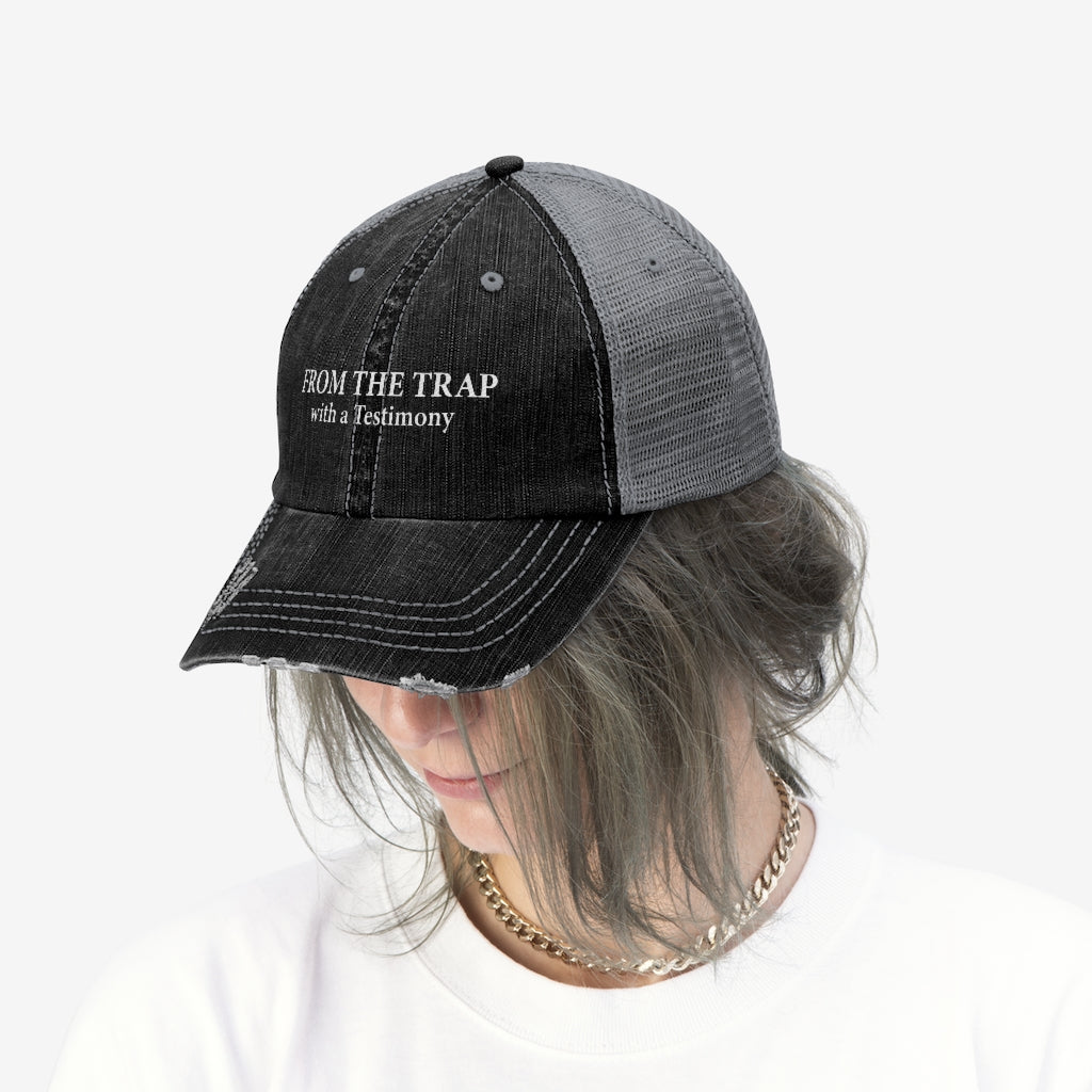 From The Trap With A Testimony Unisex Trucker Hat