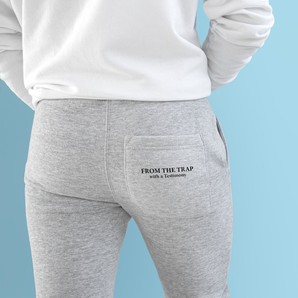 From The Trap With A Testimony Premium Fleece Joggers