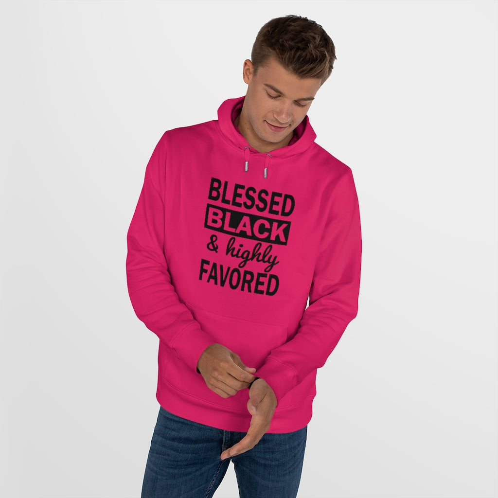 Blessed Black and Highly Favored - King Hooded Sweatshirt