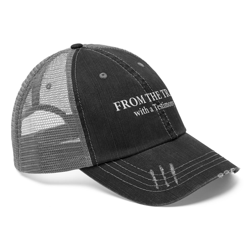 From The Trap With A Testimony Unisex Trucker Hat