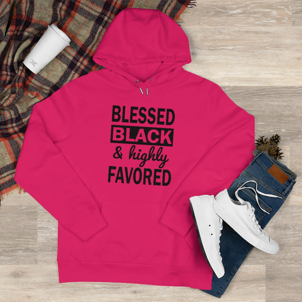 Blessed Black and Highly Favored - King Hooded Sweatshirt