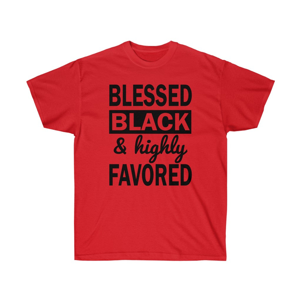Blessed Black - Unisex Ultra Cotton Tee