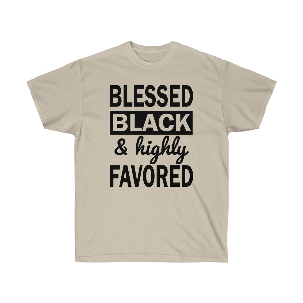 Blessed Black - Unisex Ultra Cotton Tee