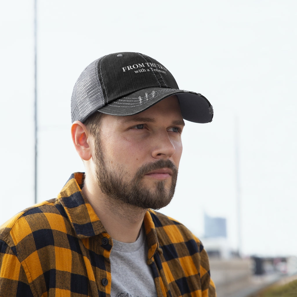 From The Trap With A Testimony Unisex Trucker Hat